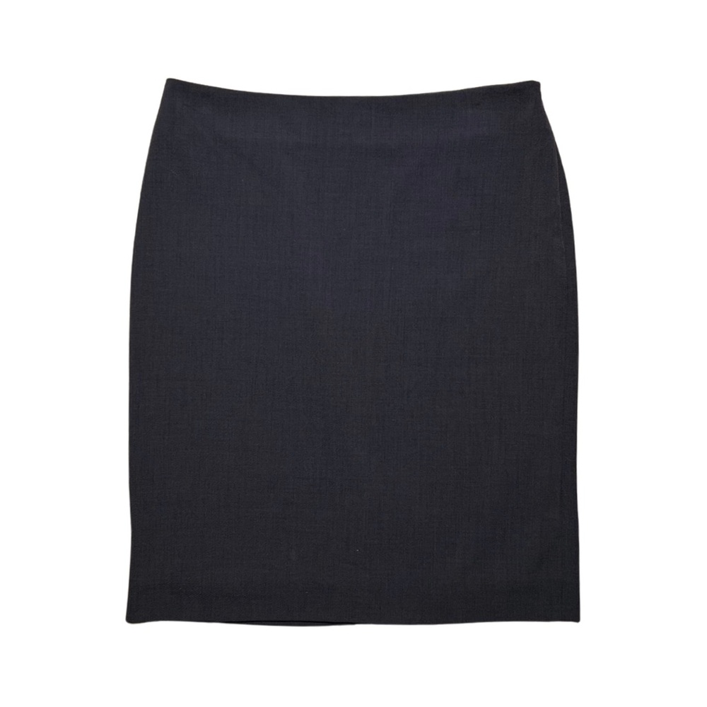 MM Lafleur Noho Pencil Skirt 6 Dark Brown Knee-Length Quiet Luxury Office Preppy